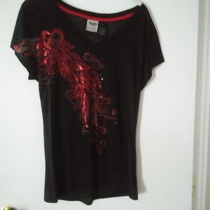 Ladies Harley Davidson silk tee